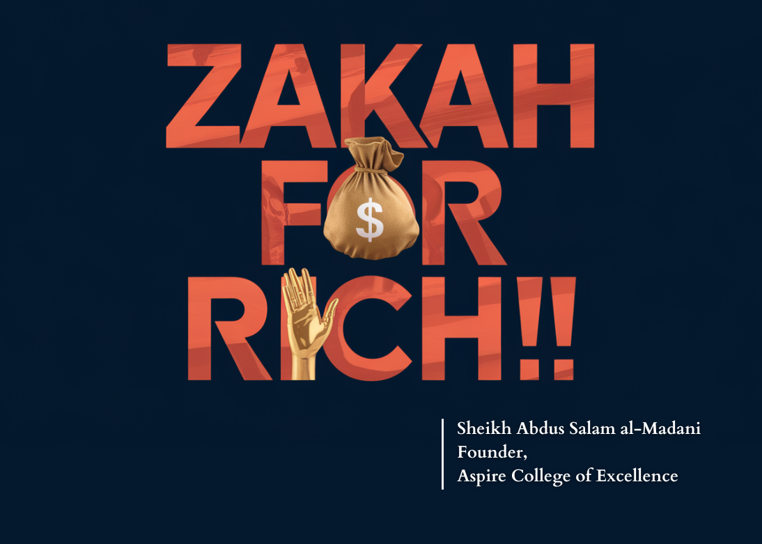 ZAKAH FOR RICH!!